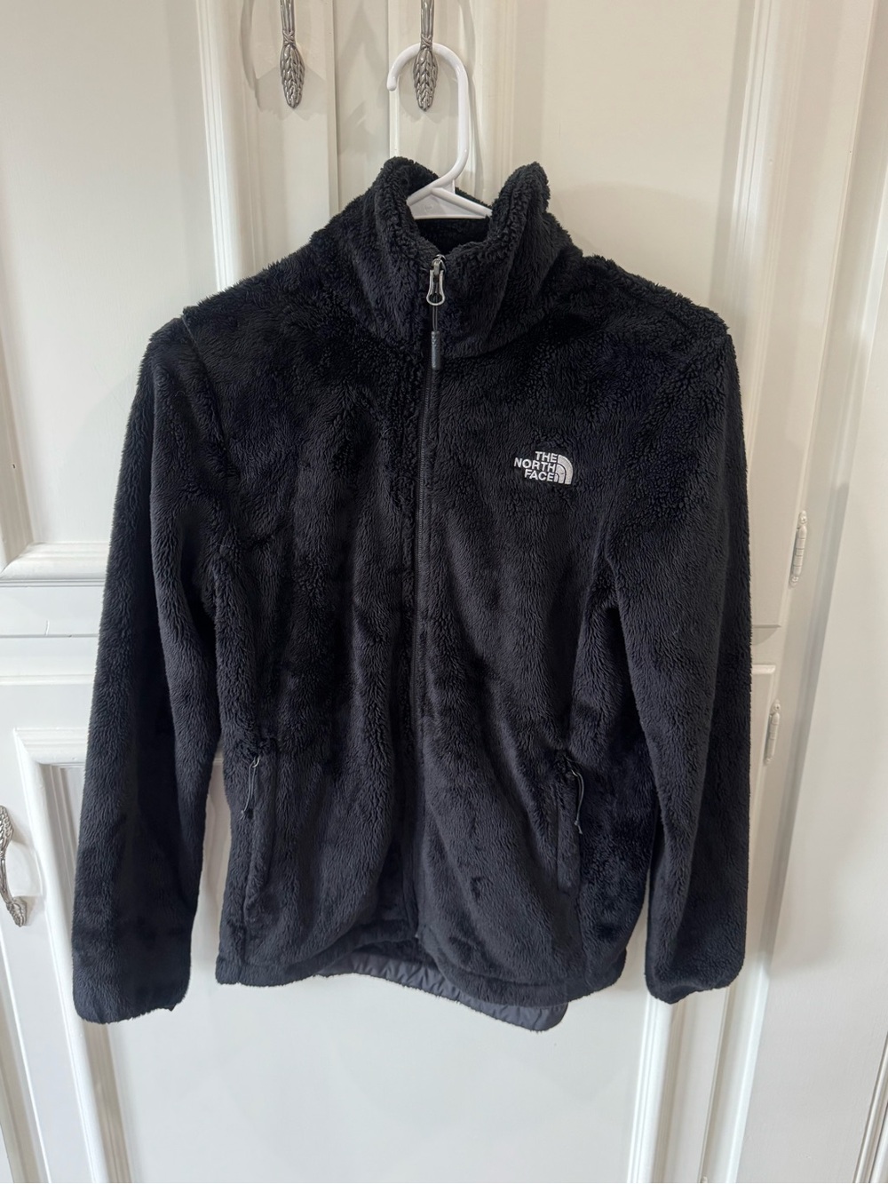 The North Face Black Plush Full-Zip Fleece Jacket